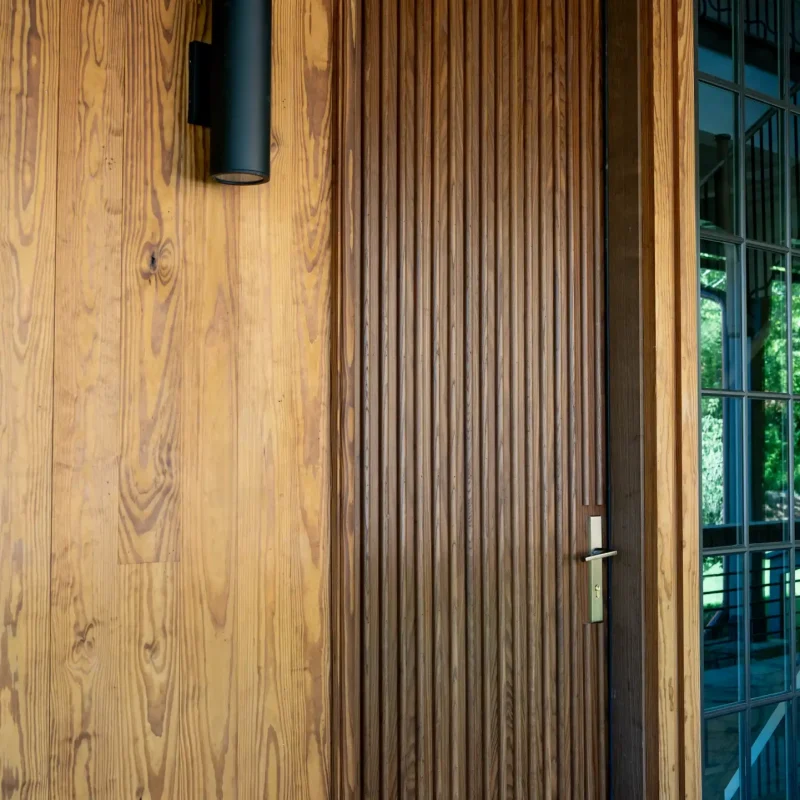 Thermally Modified Ash Custom Front Door by Magbee